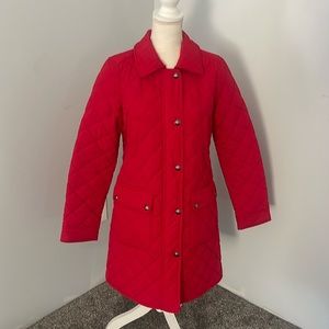 Ralph Lauren- Lauren size medium red puffer jacket long